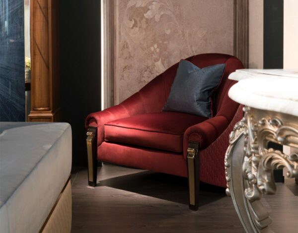 Nausicaa armchair leather